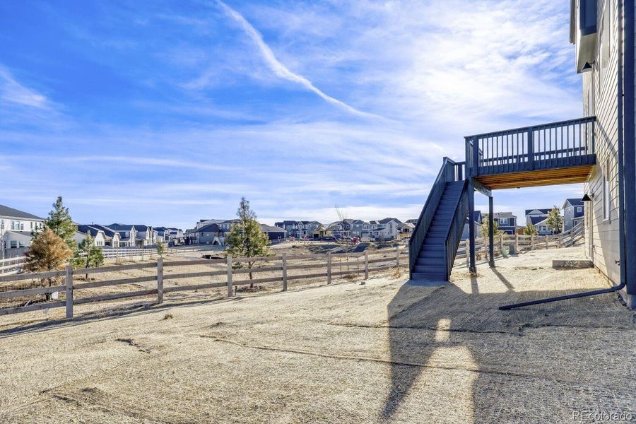 LARGE HOMESITE BACKING TO OPEN SPACE!