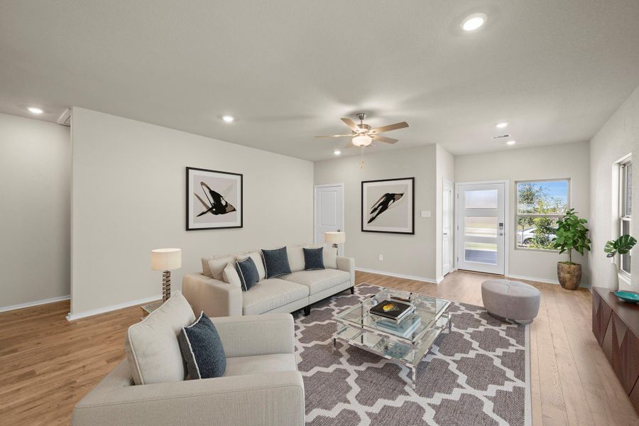 Furnished interior view inside a new home in Creekhaven, Rosharon (Image 10).