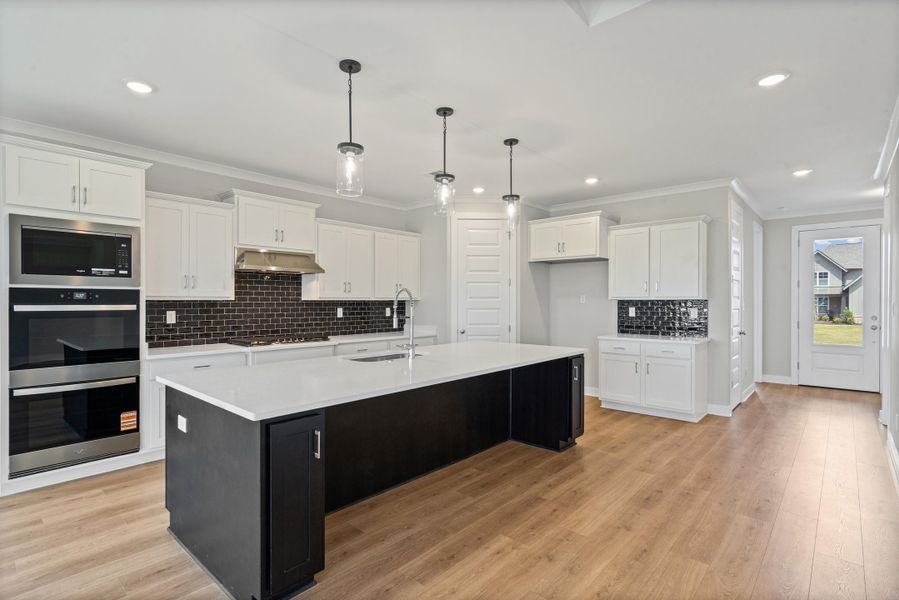 Furnished interior view inside a new home in White Oak, Arlington (Image 12). Furnished interior view inside a new home in White Oak, Arlington (Image 12).