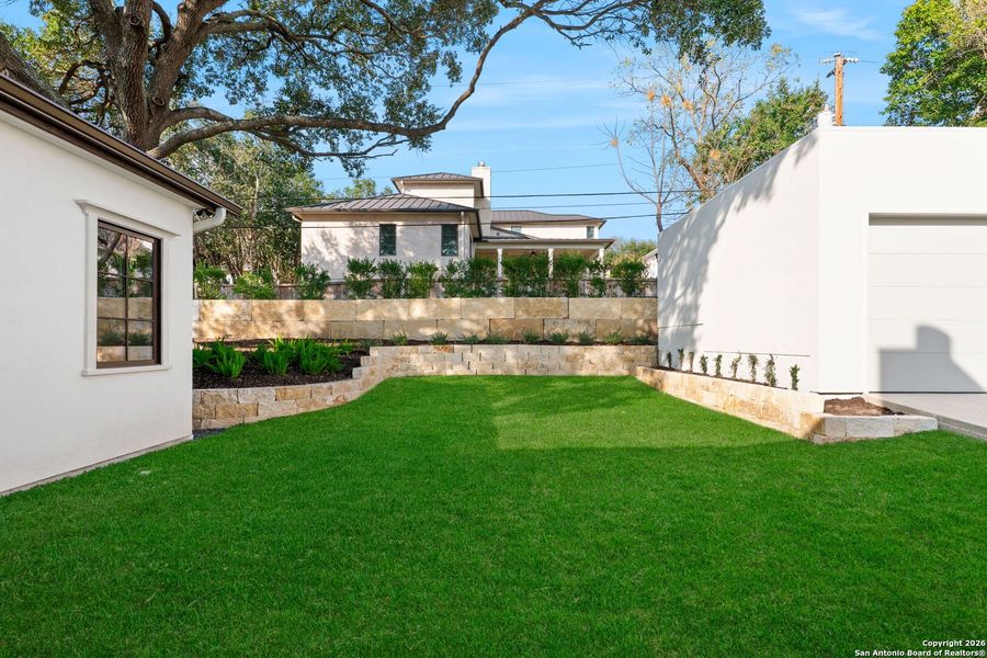Exterior details and patio area of a home in , Terrell Hills (Image 3).