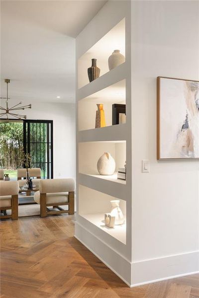 Furnished interior view inside a new home in , Atlanta (Image 28).