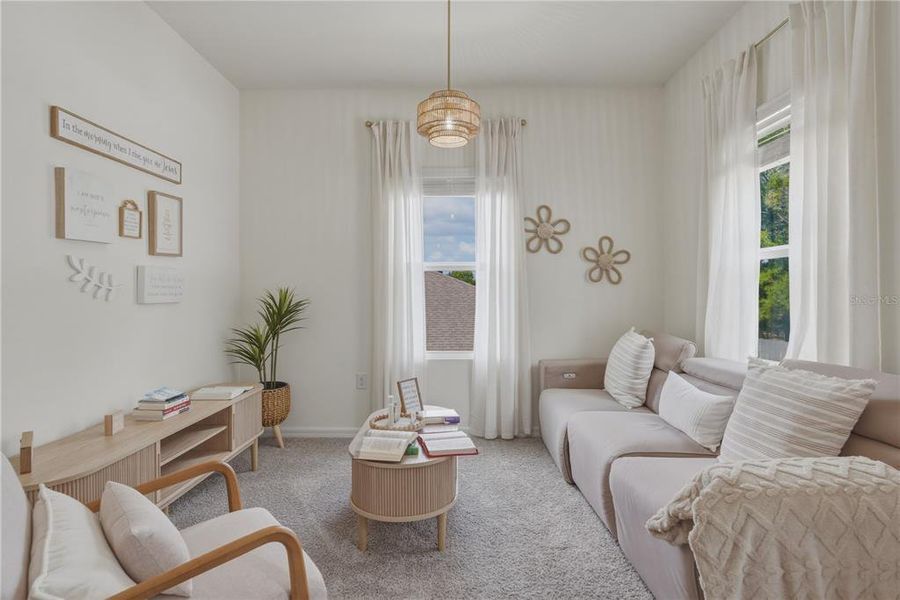 Furnished interior view inside a new home in Briarwood, Alachua (Image 28).
