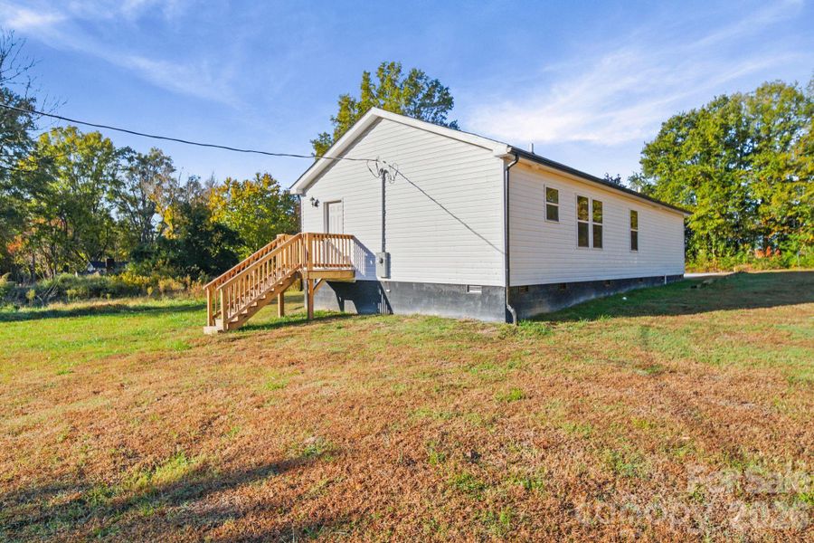 Exterior details and patio area of a home in , Cherryville (Image 23).