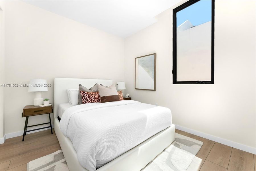 Furnished interior view inside a new home in , Miami (Image 24).