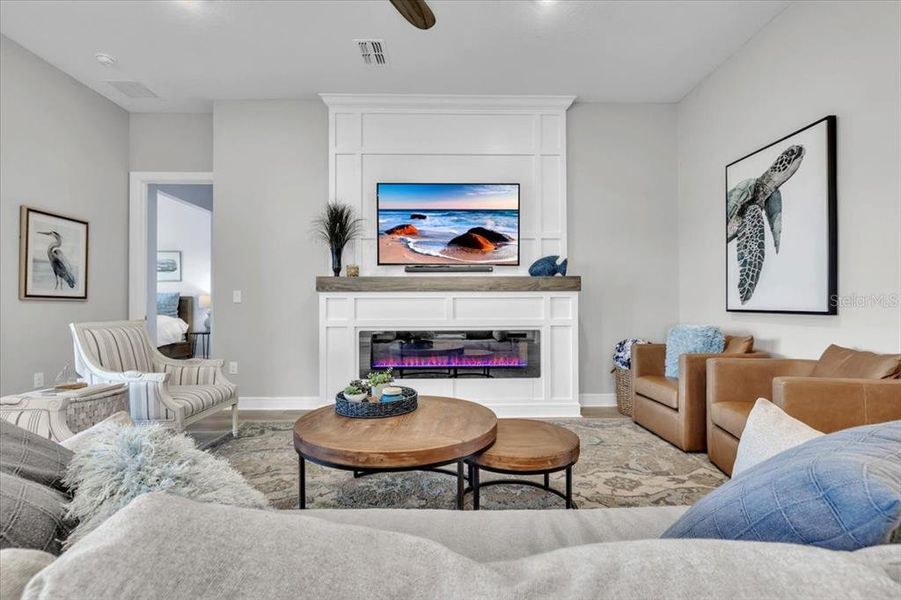 Furnished interior view inside a new home in , Parrish (Image 34).
