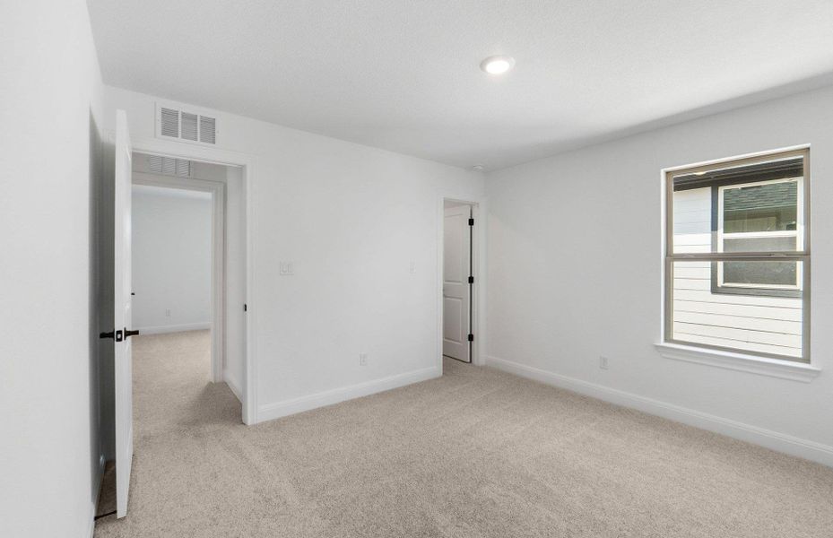 Spacious, unfurnished interior of a new home in Saddleback at Santa Rita Ranch, Liberty Hill (Image 23). Spacious, unfurnished interior of a new home in Saddleback at Santa Rita Ranch, Liberty Hill (Image 23).