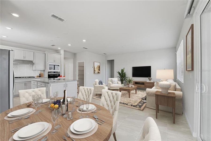 Furnished interior view inside a new home in , St. Cloud (Image 9).