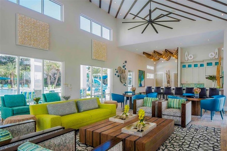 Furnished interior view inside a new home in , Kissimmee (Image 44). Furnished interior view inside a new home in , Kissimmee (Image 44).