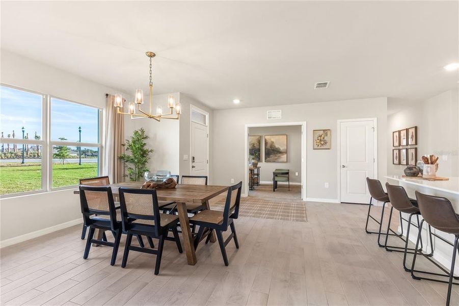 Furnished interior view inside a new home in Central Parc, North Port (Image 12). Furnished interior view inside a new home in Central Parc, North Port (Image 12).