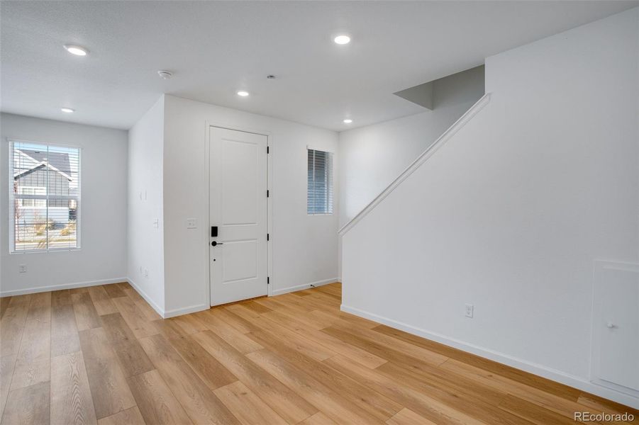 Spacious, unfurnished interior of a new home in Westside Crossing Townhomes, Berthoud (Image 26).
