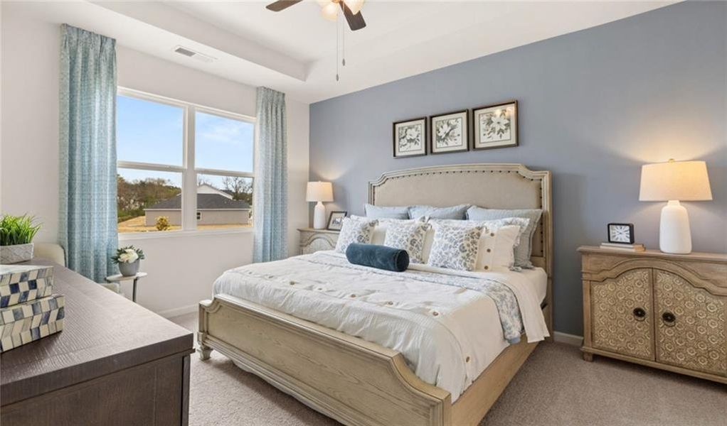 Furnished interior view inside a new home in Twin Lakes, Hoschton (Image 12).