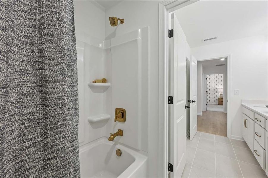 Furnished interior view inside a new home in Arbors at Richland Creek, Buford (Image 29).