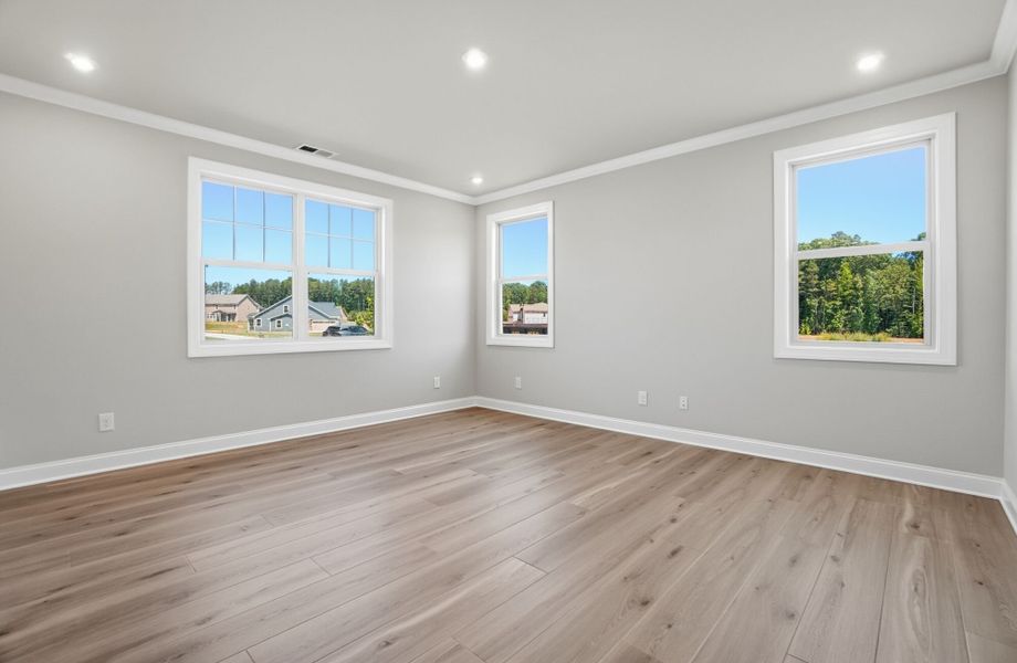 Spacious, unfurnished interior of a new home in Blair Place, Monroe (Image 28). Spacious, unfurnished interior of a new home in Blair Place, Monroe (Image 28).