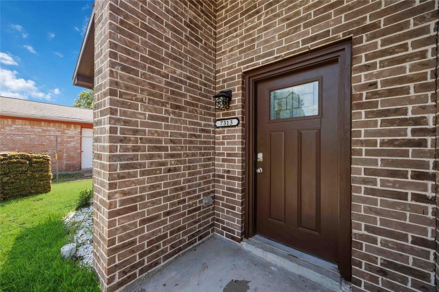 Exterior details and patio area of a home in , Texas City (Image 18). Exterior details and patio area of a home in , Texas City (Image 18).