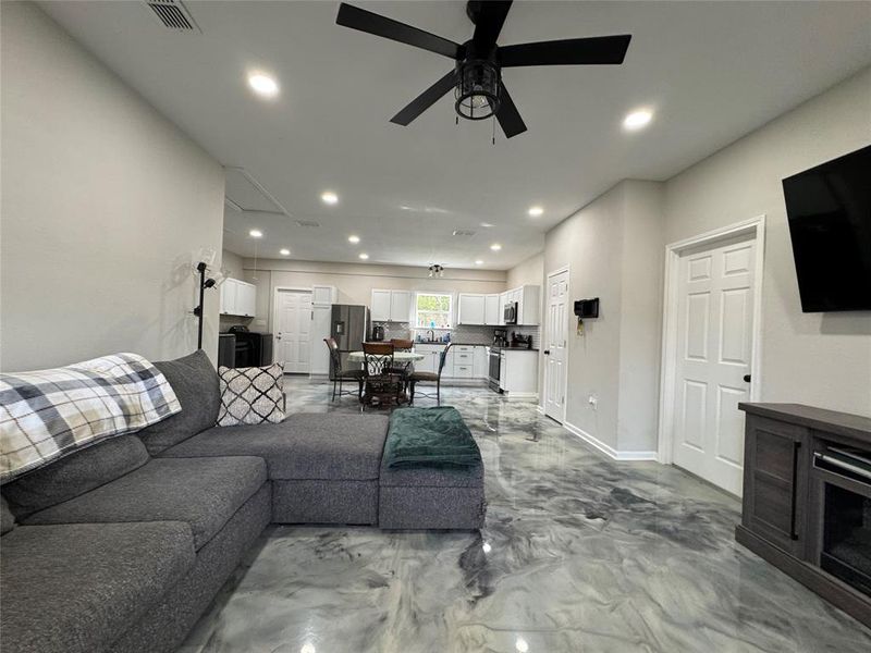 Furnished interior view inside a new home in , Marshall (Image 3).
