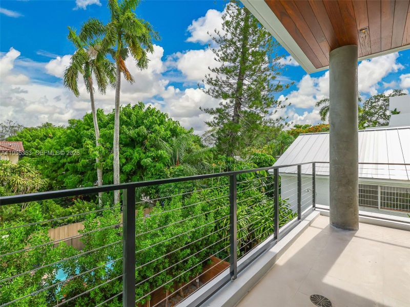 Exterior details and patio area of a home in , Miami (Image 17). Exterior details and patio area of a home in , Miami (Image 17).