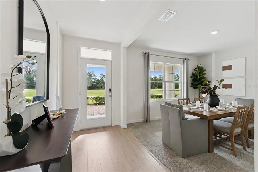 Furnished interior view inside a new home in , St. Cloud (Image 14). Furnished interior view inside a new home in , St. Cloud (Image 14).
