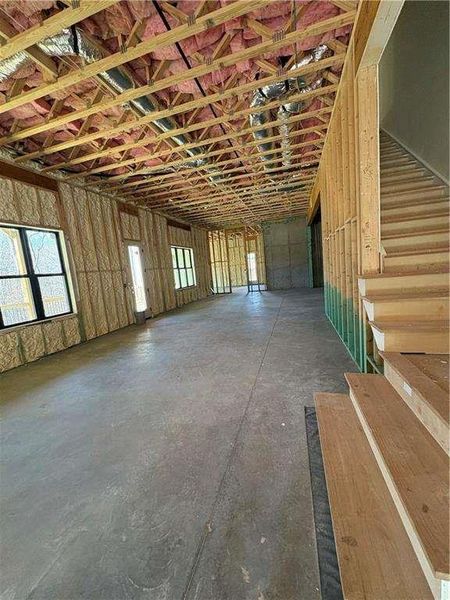 In-progress construction of a new home in , Gainesville, GA (Image 50).