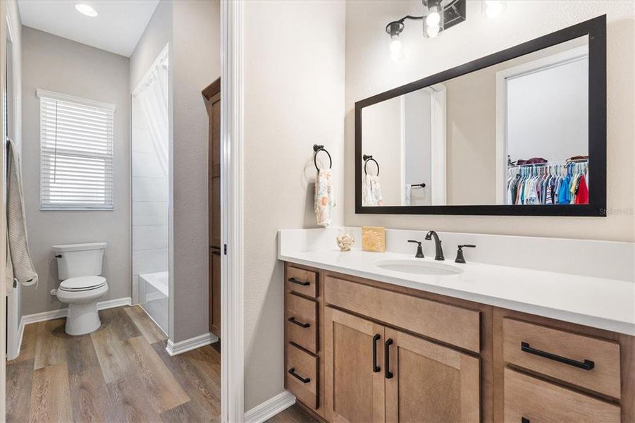 Furnished interior view inside a new home in , The Villages (Image 36).