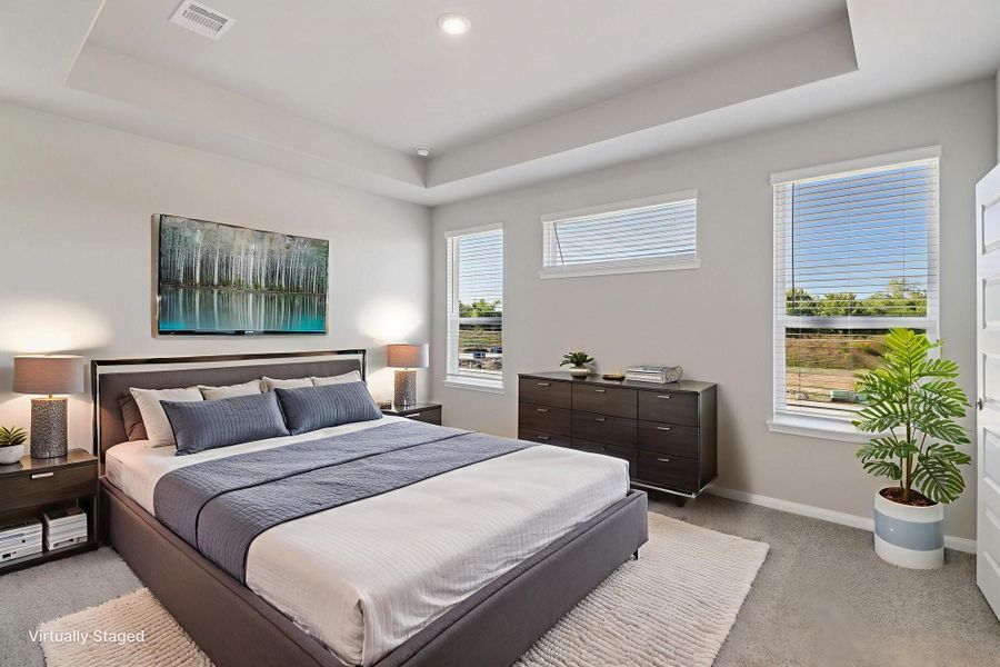 Furnished interior view inside a new home in Kemah Crossing - Luxe Series, Kemah (Image 7).