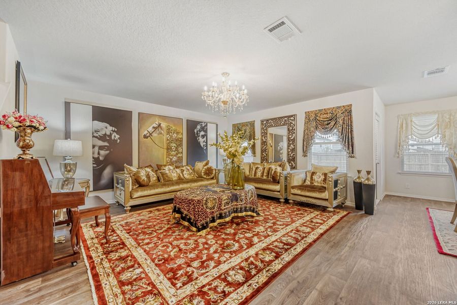 Furnished interior view inside a new home in Redbird Ranch, San Antonio (Image 26).