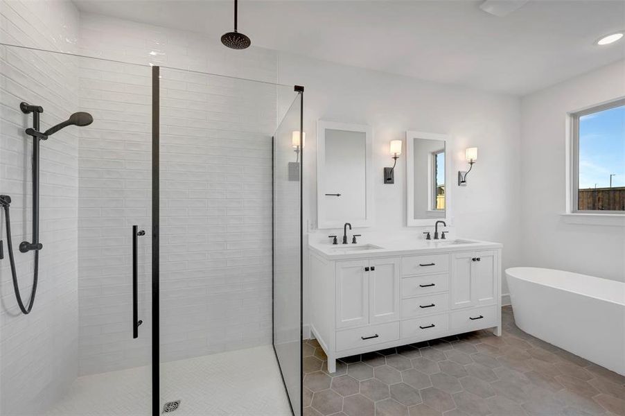 Furnished interior view inside a new home in Timberbrook, Justin (Image 6).