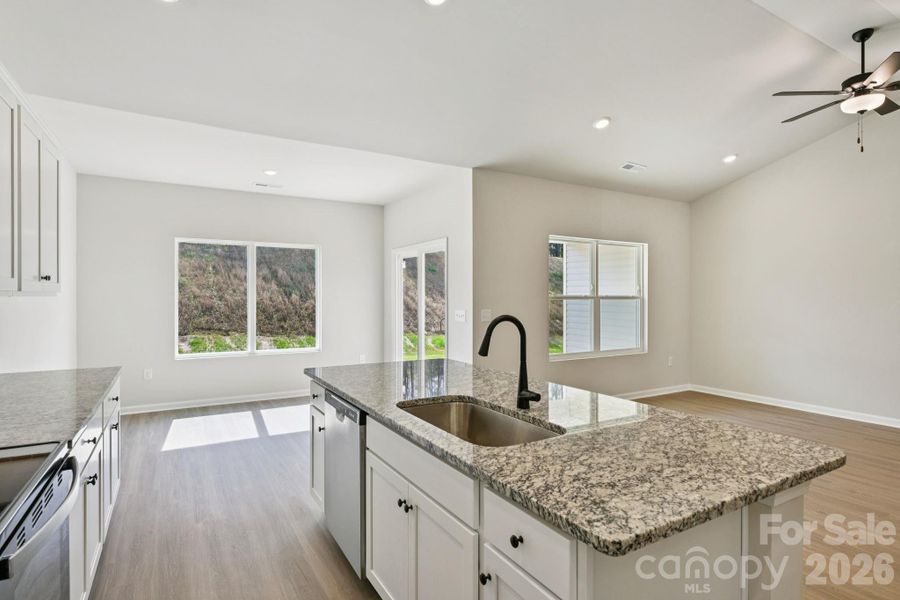 Furnished interior view inside a new home in Willow Estates, Shelby (Image 8).