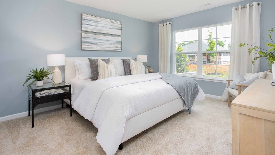 Representative furnished interior of a home built from the CALI by D.R. Horton in Owens Ridge, Lexington (Image 8).