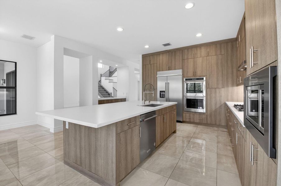 Furnished interior view inside a new home in , Boca Raton (Image 16).