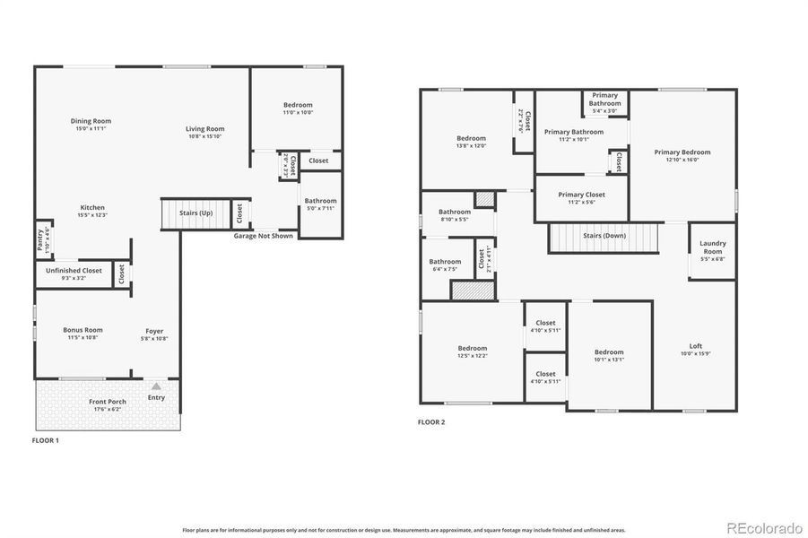 2D floor plan layout of this home in Spring Valley Ranch, Elizabeth, CO (Image 7). 2D floor plan layout of this home in Spring Valley Ranch, Elizabeth, CO (Image 7).