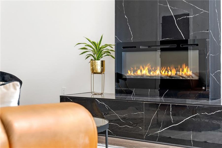 Close-up of interior finishes inside a home in , Atlanta (Image 21).