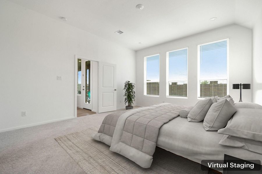 Furnished interior view inside a new home in Lago Mar: Fairway Collections, Texas City (Image 14). Furnished interior view inside a new home in Lago Mar: Fairway Collections, Texas City (Image 14).