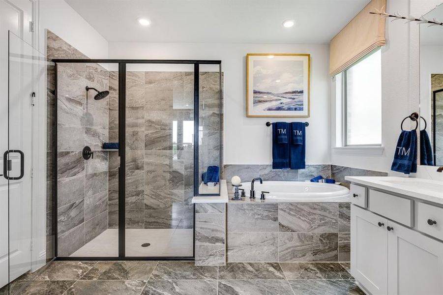 Furnished interior view inside a new home in , McKinney (Image 19).