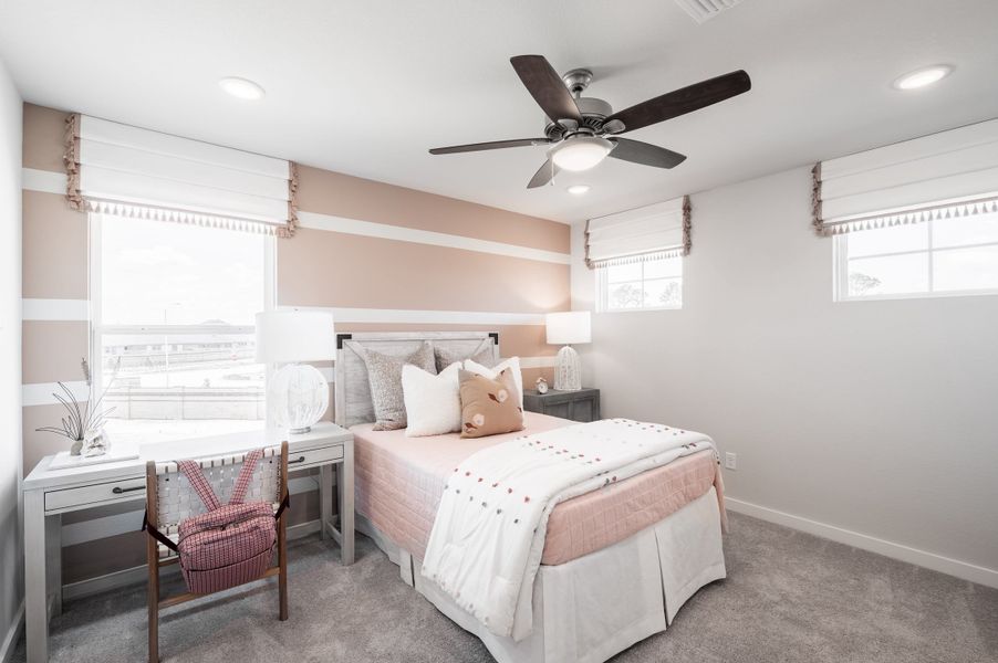 Representative furnished interior of a home built from the Yellowstar by Tri Pointe Homes in Mason Woods, Cypress (Image 13).