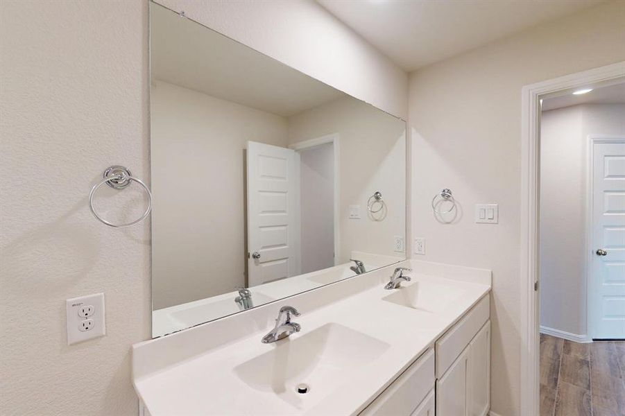 Furnished interior view inside a new home in Kings Way, Denton (Image 11).