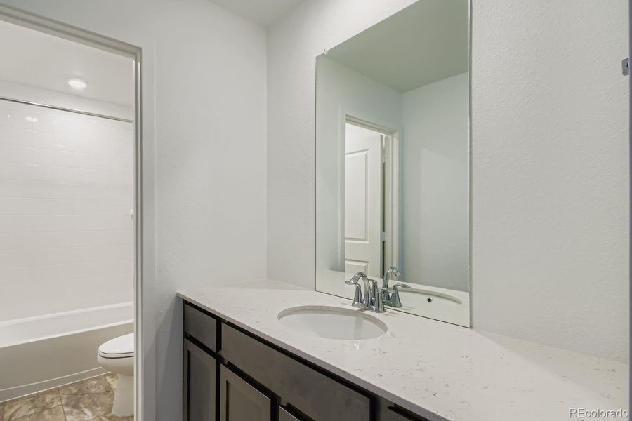 Furnished interior view inside a new home in Ken-Caryl Ranch: The Pioneer Collection, Littleton (Image 3).