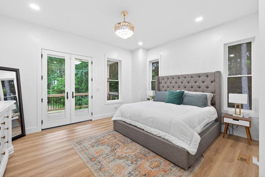 Furnished interior view inside a new home in , Buford (Image 46).
