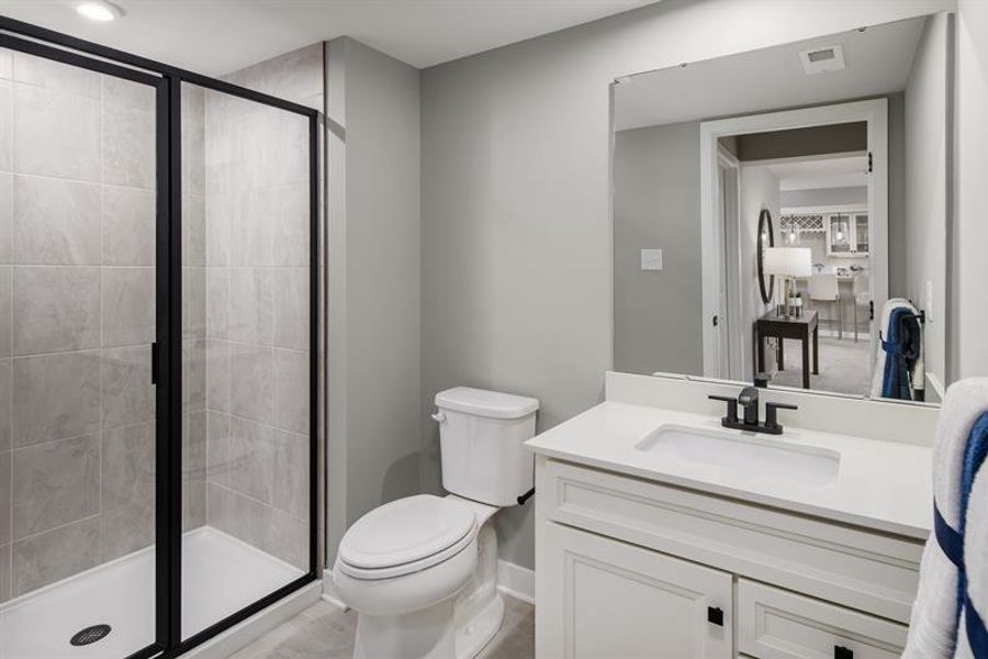 Representative furnished interior of a home built from the Lehigh by Ryan Homes in Stillwood Farms, Easley (Image 24).