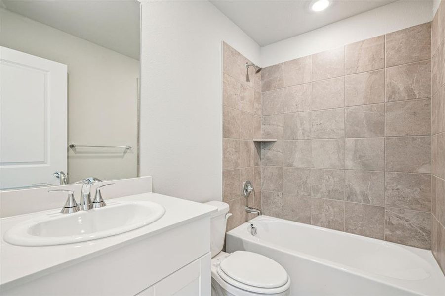 Photo is not of the actual home, but is an inspirational photo of builder’s model home and may depict options, furnishings, and/or decorator features that are not included.