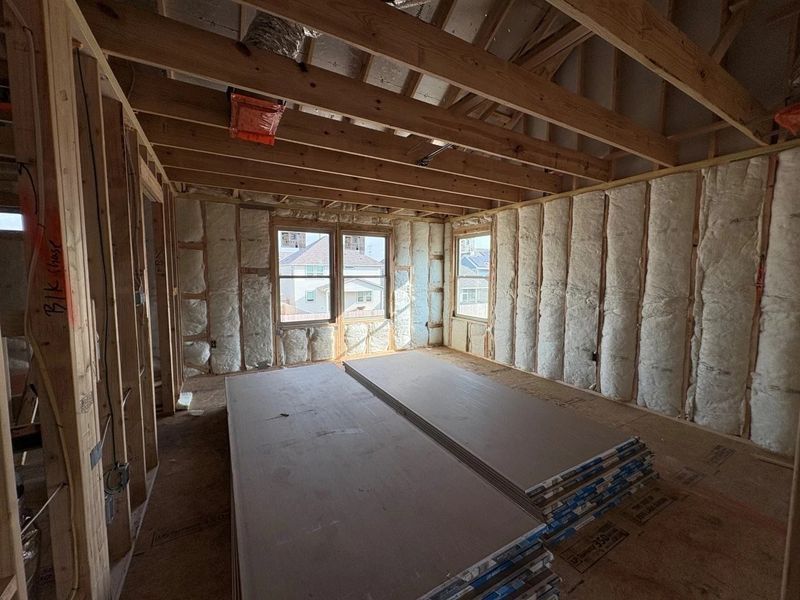 In-progress construction of a new home in Rolling Glen, Hutto, TX (Image 17).