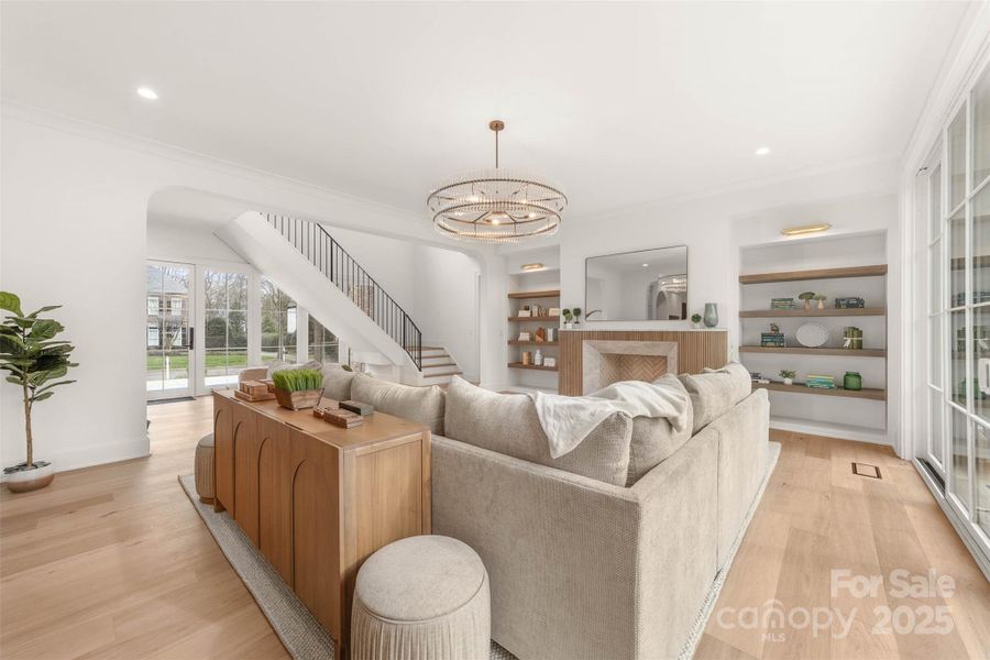 Furnished interior view inside a new home in , Charlotte (Image 9). Furnished interior view inside a new home in , Charlotte (Image 9).