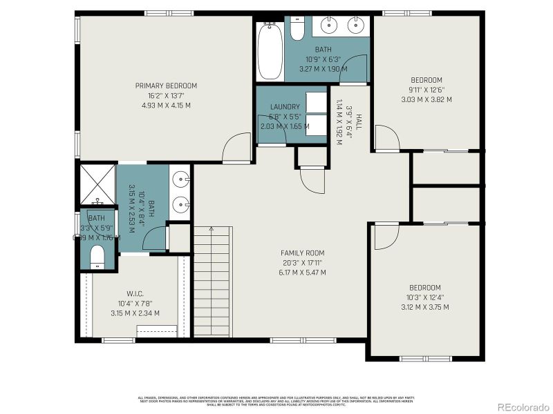 2D floor plan layout of this home in , Commerce City, CO (Image 4).