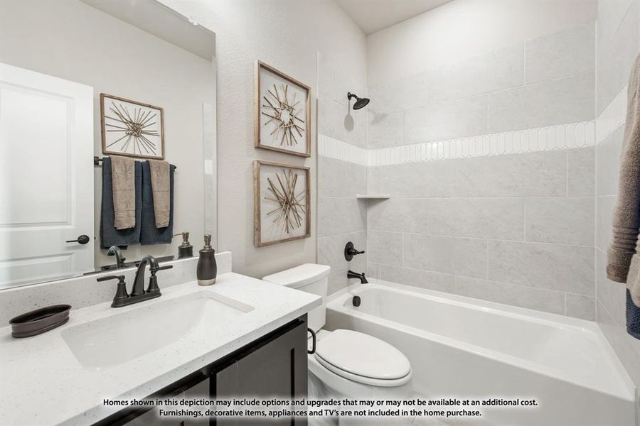 Furnished interior view inside a new home in Liberty, Melissa (Image 9). Furnished interior view inside a new home in Liberty, Melissa (Image 9).