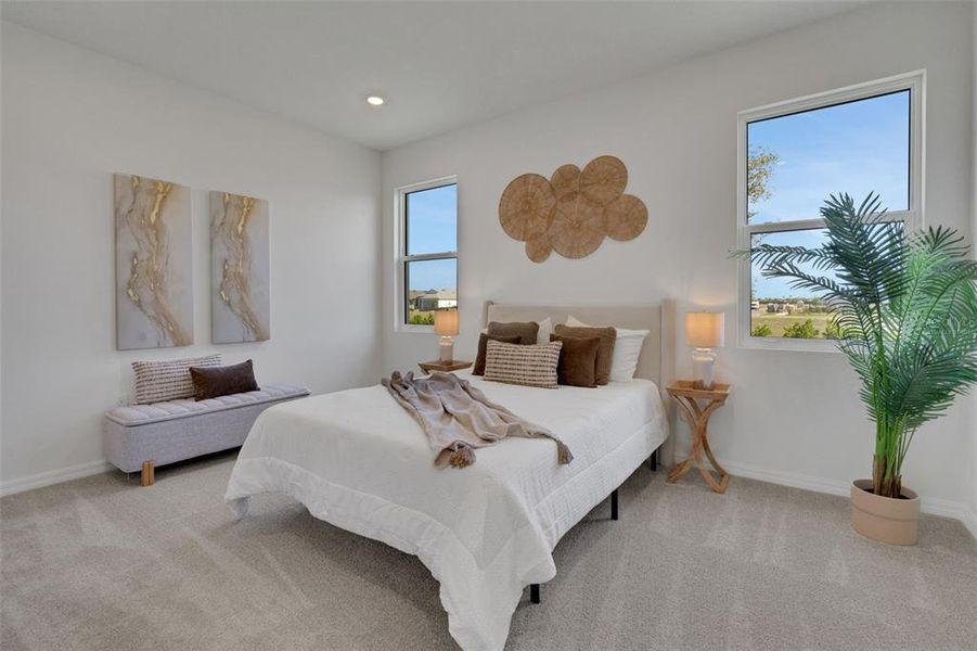 Furnished interior view inside a new home in Creekside Run at Babcock Ranch, Punta Gorda (Image 14).