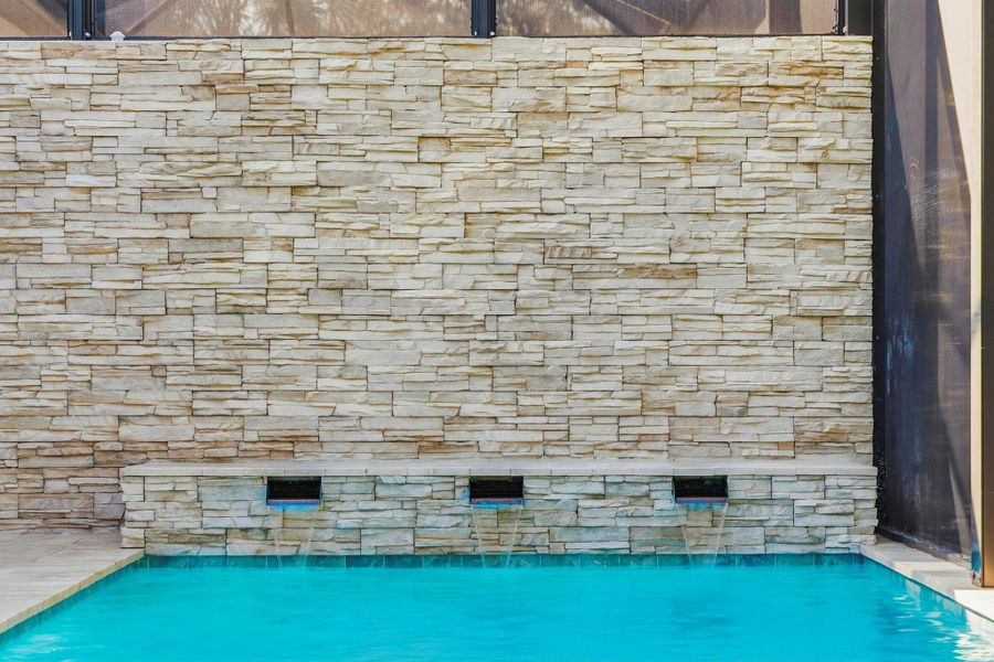 Exterior details and patio area of a home in Seaglass, Wabasso Beach (Image 34).
