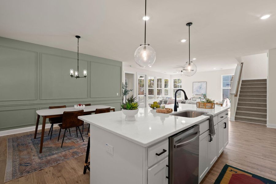 Furnished interior view inside a new home in , Hollywood (Image 15).