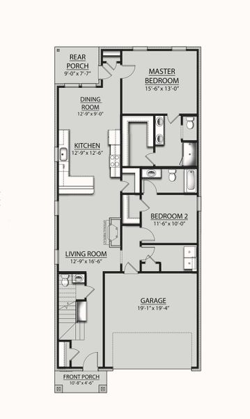2D floor plan layout for the Beacon by DSLD Homes in Two Step Farm, Montgomery, TX (Image 3). 2D floor plan layout for the Beacon by DSLD Homes in Two Step Farm, Montgomery, TX (Image 3).