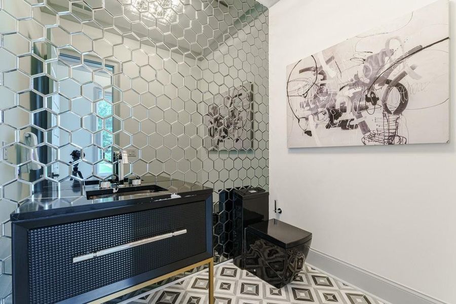 Furnished interior view inside a new home in , Brookhaven (Image 19).