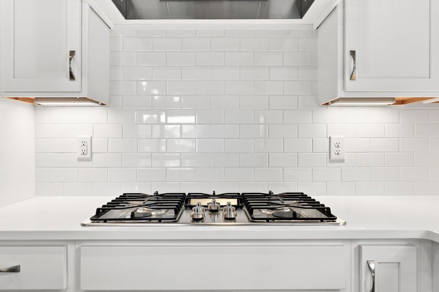Close-up of interior finishes inside a home in Allen Park, Raleigh (Image 12).