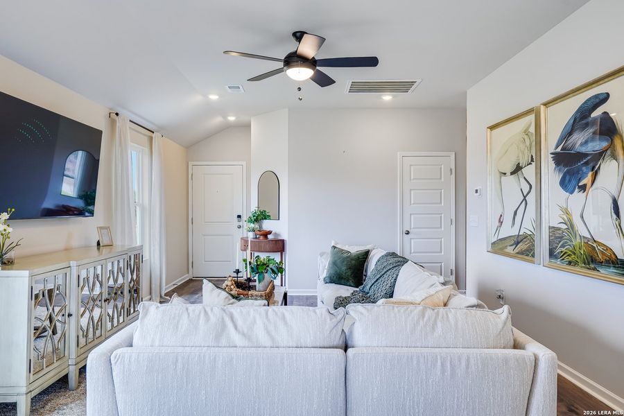 Furnished interior view inside a new home in Red Hawk Landing, San Antonio (Image 14).